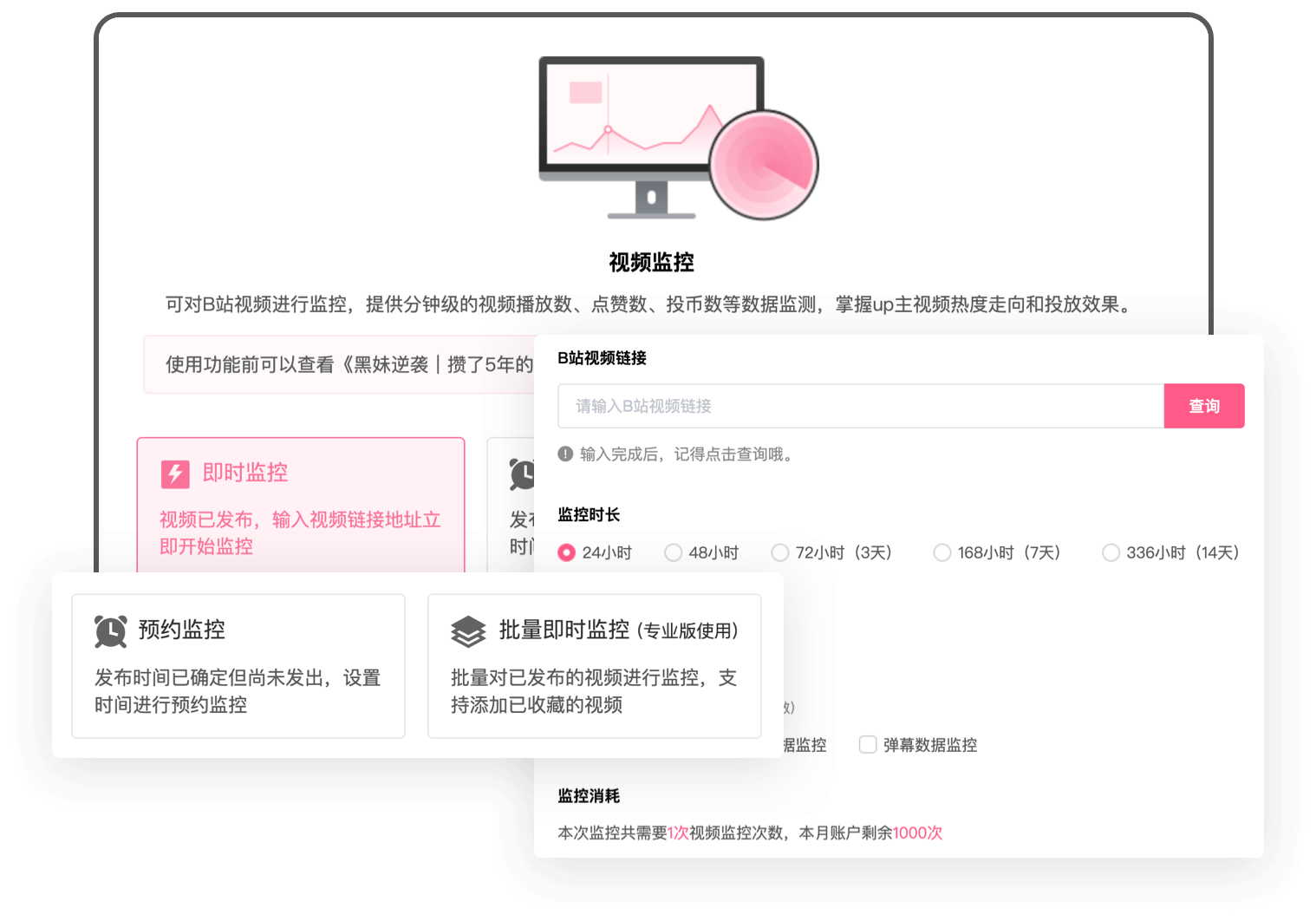 數(shù)據(jù)B站-B站視頻數(shù)據(jù)監(jiān)控